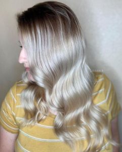 blonde with balayage