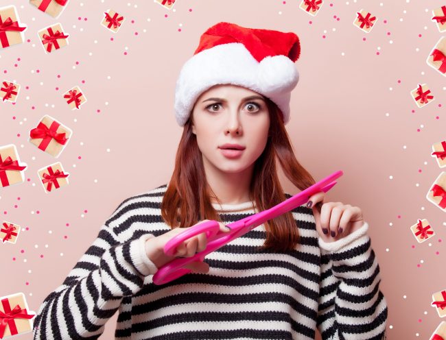 woman with funny scissors haircut sanford